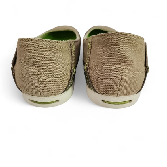 CROCS Stretch Sole Ballet Flats Brown/Green size 7 - Picture 8 of 12